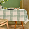 餐桌布长方形桌布田园，方格桌布盖巾，桌布复古格子餐厅盖布