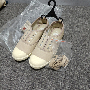 韩国外贸原单鞋 防滑底运动系带帆布休闲鞋 学生平跟舒适平底女鞋