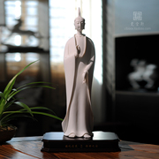 德化陶瓷北齐观音菩萨佛像，家居会茶所禅意空间装饰工艺品，摆件神韵