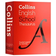 柯林斯学生同义词词典 英文原版 Collins School Thesaurus 同义词反义词字典 袖珍英英词典工具书籍 可搭Word Power Made Easy