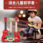 尤克里里吉他仿真乐器，可弹奏儿童初学者自学音乐，琴玩具女孩男