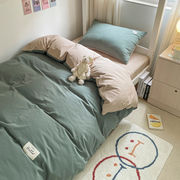 学生宿舍单人床全棉网红款男女床单单件上下铺纯棉单人被套1.2米