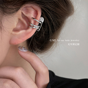 GMI回形针锆石耳骨夹无耳洞女冷淡风气质网红耳夹小众设计感耳环