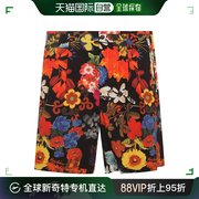 香港直邮潮奢moschino莫斯奇诺，男士多色花朵短裤03232054j