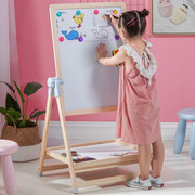幼儿童家用小学生无尘黑板画，画板支架式，磁性套装白板宝宝涂鸦画架