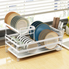 架碗沥水厨房碗碟架沥水架碗盘家用放碗架双层收纳置物架碗筷碗柜