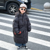 韩国男女童装2023冬季儿童中大童白鸭绒，长款加厚羽绒服外套潮