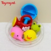 Toyroyal儿童宝宝沐浴婴幼儿洗澡玩具戏水小鸭子水车喷水日本皇室