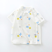 婴儿衣服男童纯棉短袖t恤夏装，夏季儿童宝宝，女童小童上衣打底衫