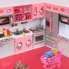厨房玩具儿童女孩过家家迷你仿真做饭小厨具冰箱6套装7凯蒂猫3一9