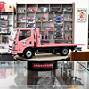 DBGT 1 18 合金 平板拖车 粉猪涂装 清障车 卡车 汽车模型 成品