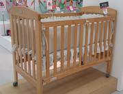 gb好孩子实木婴儿床，mc116宝宝床环保水性，漆可调节多功能mc700c