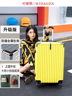 韩版卡通20寸登机箱镜面男女涂鸦22寸行李箱学生大小拉杆箱万向轮