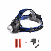 Zoomable CREE XML T6 Led Headlight High-Low-SOS 3 Modes Outd