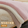 兔兔绒沙发垫2024年高档冬季沙发垫子坐垫皮沙发，专业垫毯高级