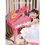 贝芬乐儿童电子琴带麦克风，女孩早教音乐宝宝钢琴，启蒙玩具六一礼物