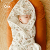 oakfamily包被初生婴儿，夏季纯棉新生儿抱被宝宝，包单纯棉a类裹被