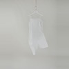 绽放625朵黑白灰系列·云朵白色棉长款吊带裙打底衬裙连衣裙