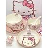 三丽鸥餐具hellokitty饭碗套装陶瓷哈喽凯蒂猫盘子美乐蒂marsica