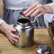 厂茶叶罐不锈钢大号茶叶包装铁盒，家用便携迷你金属，茶盒小密封罐销