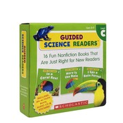 正版英文原版绘本guidedsciencereaderslevelc学乐科学指导读本系列套装c儿童，英语绘本scholastic学乐出版社赠cd全套16册