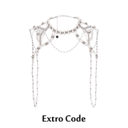 extrocode|加冕系列珍珠，铠甲肩链夸张设计感高级重工frowth