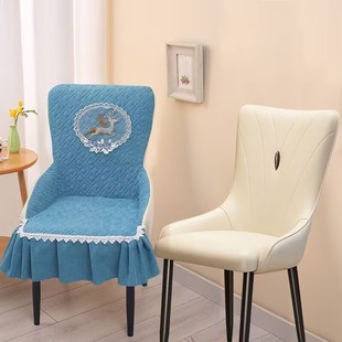 椅子套异形2014带扶手，靠背一体餐椅套，弧形四季通用椅子保护套