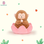 佛系小猴子毛绒玩具可爱表情系列，公仔儿童安抚玩偶送男女生日礼物