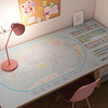 地理地图儿童书桌垫防脏环保护眼学生学习桌防水pvc桌布写字台垫