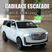 合金仿真凯雷德小汽车模型回力1 32锌铝合金属玩具车凯迪拉克男孩