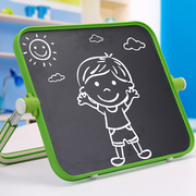 儿童画板桌面画架双面磁性小黑板，支架式家用可调节白板画画写字板
