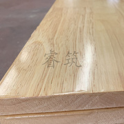 18mm免漆橡胶木集成材e0级实木拼接板插接板橡木uv免漆指接板