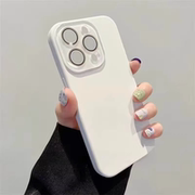 ins液态小视窗适用iPhone16promax手机壳液态硅胶苹果15全包镜头13新款情侣12小众高级感14pro男女简约保护套