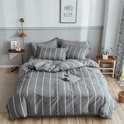 纯棉四件套 全棉被套床单床笠枕套1.2米 1.5米1.8米床0.9m三件套