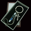 沙漏钥匙扣创意可爱男女士汽车钥匙链精致金属钥匙链圈挂件