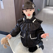 童装女童羽绒服冬装2023洋气时髦儿童，白鸭绒(白鸭绒，)外套女宝冬季上衣