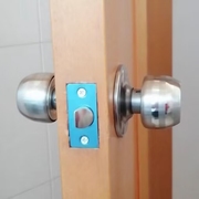 房间圆锁通用型纯铜球型锁带钥匙，卧室门锁园锁具室内卫生间球形锁