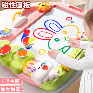 儿童画板家用幼儿磁性写字板，一岁宝宝2涂鸦3磁力，画画玩具画写板大