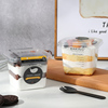 木糠杯慕斯蛋糕包装盒透明吸塑盒豆乳千层水果，酸奶盒子烘焙西点盒