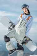 John snow滑雪背带裤女男款单板防水防风户外保暖专业加厚连体裤