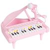 儿童电子琴带麦克风，早教乐器24键钢琴，音乐女孩玩具3-6岁