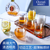 泰国进口Ocean早餐杯牛奶杯透明玻璃耐热威士忌杯水杯洋酒杯