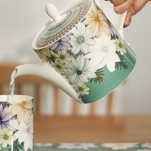 英国Portmeirion波特美林Atrium陶瓷茶壶糖罐奶罐欧式茶具套装