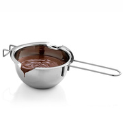 304不锈钢巧克力锅，隔水黄油水浴融化锅迷你加热锅厨房烘培工具