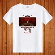 科比t恤男湖人队詹姆斯篮球运动训练上球衣服，纪念衫宽松大码24号