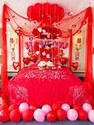 婚庆用品创意婚房布置结婚装饰花球浪漫婚礼用品拉花卧室新房沙曼