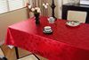 红色桌布防水防油结婚桌布订婚喜庆餐桌布中式大红色长方形台布