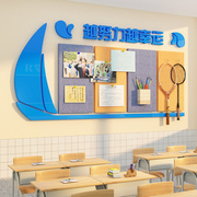 毛毡公告栏照片展示黑板报班级布置教室装饰办文化司墙贴纸初中