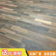 旧翻新地板玉檀香二手全实木地板维腊木老木地板无甲醛环保素板厂
