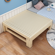 实木沙发床推拉两用榻榻米多功能，简约伸缩床小户型，抽拉床拼接床
